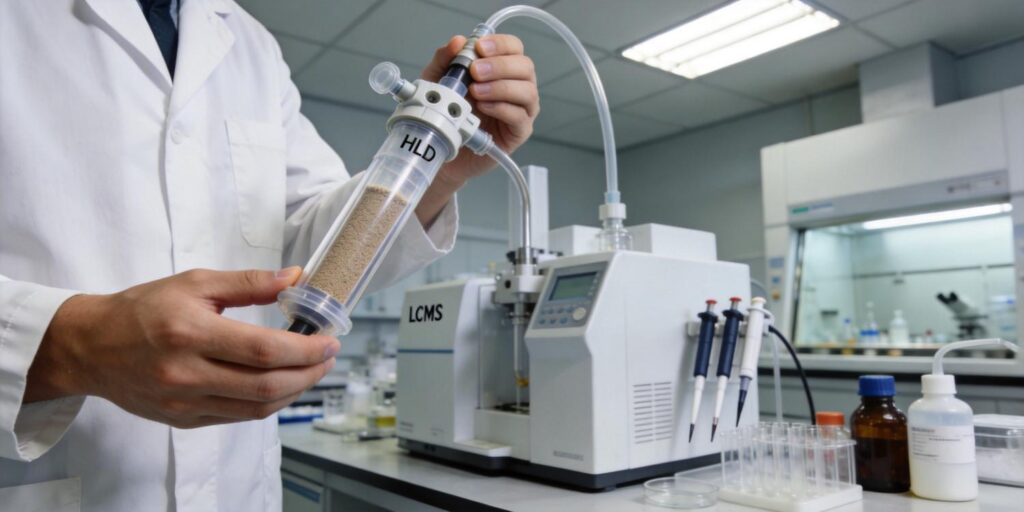 HLB SPE cartridge used for multi residue drug extraction