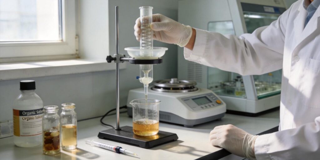 pesticide residue extraction workflow using HLB SPE