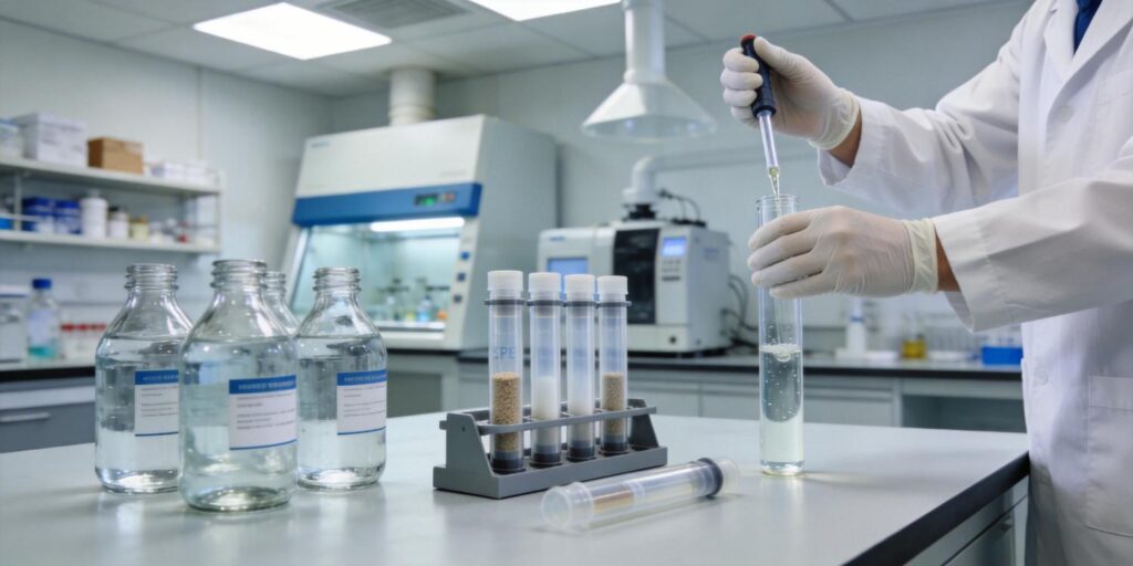 environmental water extraction using HLB SPE