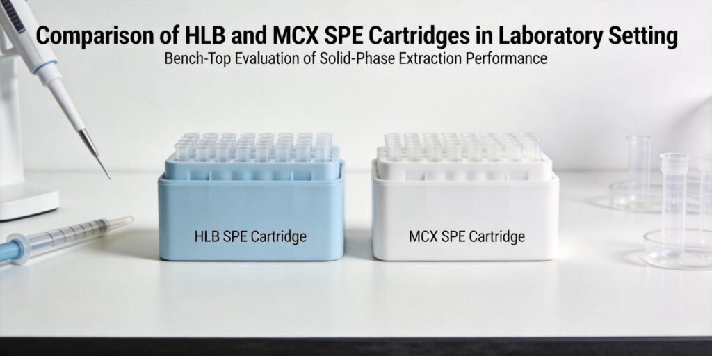 comparison of HLB and MCX SPE cartridges