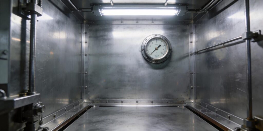 Vacuum gauge installed on coating chamber for stable monitoring