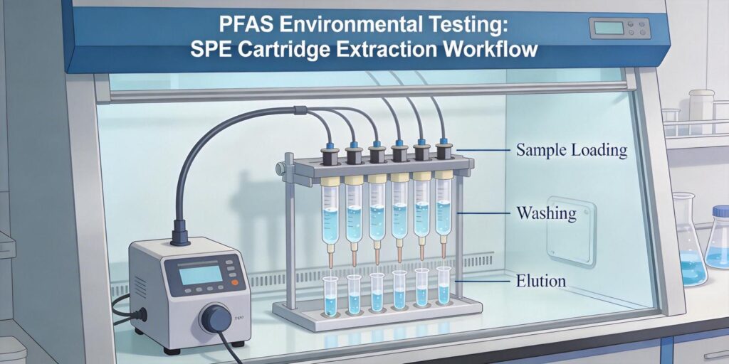 PFAS sample preparation using MAX SPE