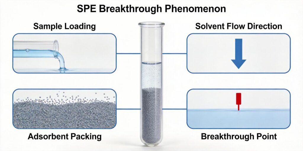 diagram illustrating SPE breakthrough