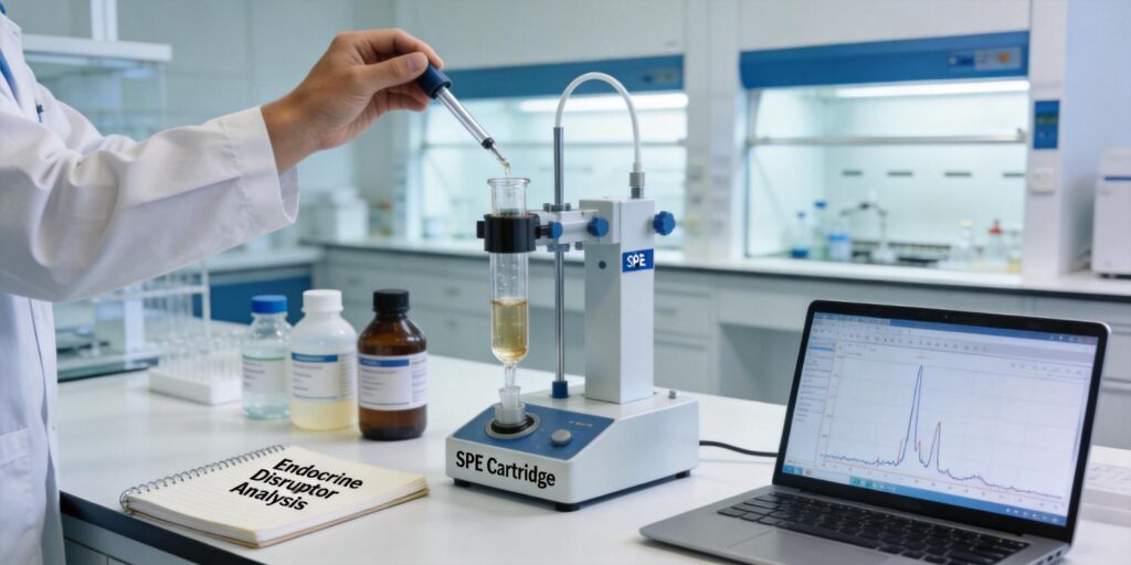 endocrine disruptor extraction using SPE