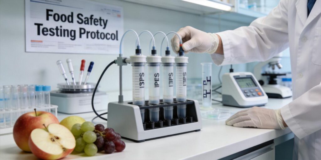 pesticide extraction from fruit using SPE