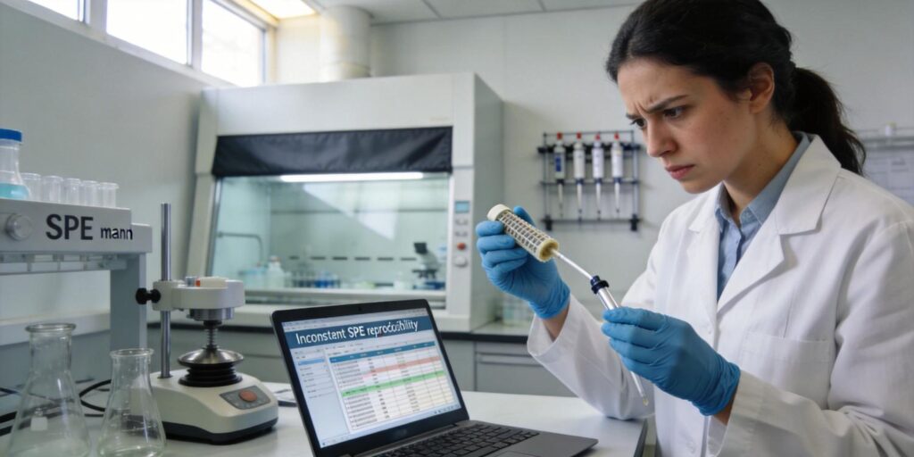 laboratory troubleshooting inconsistent SPE results