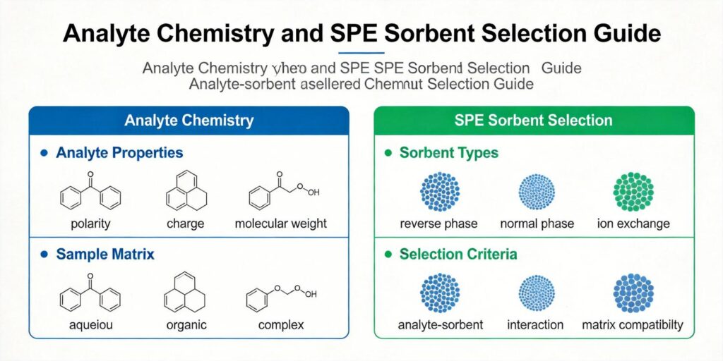diagram explaining SPE sorbent selection