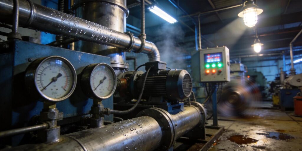 Vacuum gauges installed on continuously operating industrial system