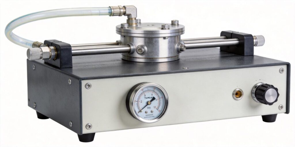Small vacuum gauge transmitter installed on compact system