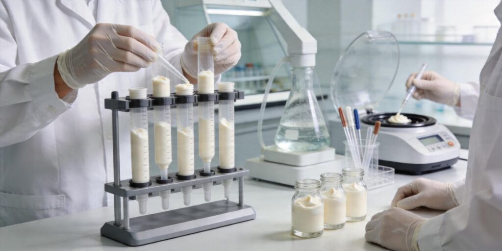 SPE sample preparation workflow for cosmetic chemical testing