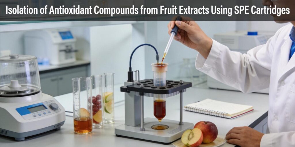 SPE purification of antioxidant compounds from fruit extracts