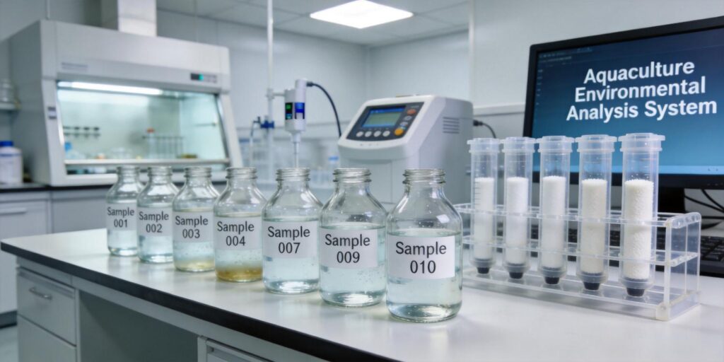 SPE extraction of antibiotic residues from aquaculture water samples