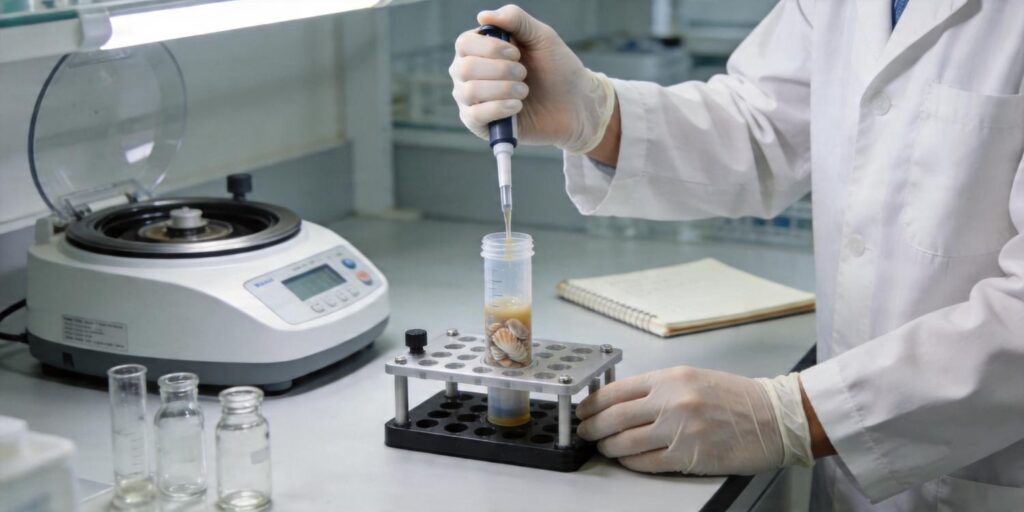 SPE extraction workflow for marine toxins in seafood samples
