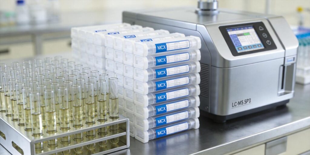 clinical laboratory SPE extraction of beta blocker drugs from plasma