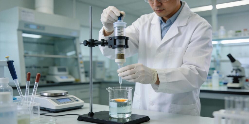 SPE cartridge extraction of PFAS contaminants from drinking water