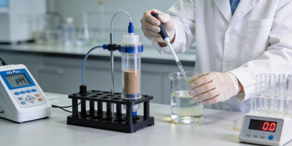 SPE extraction of pharmaceutical residues from drinking water