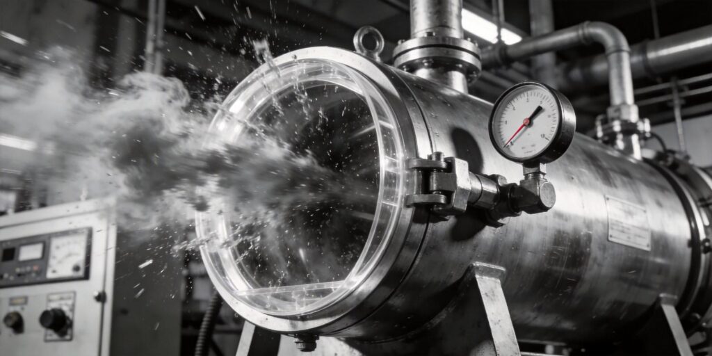 Vacuum gauge installed on chamber with protection valves