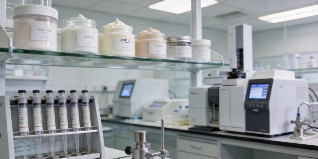 SPE purification of cosmetic product extracts for preservative testing