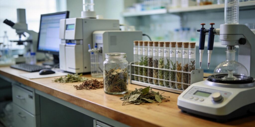 SPE cartridge method used to isolate alkaloids from herbal medicine extracts