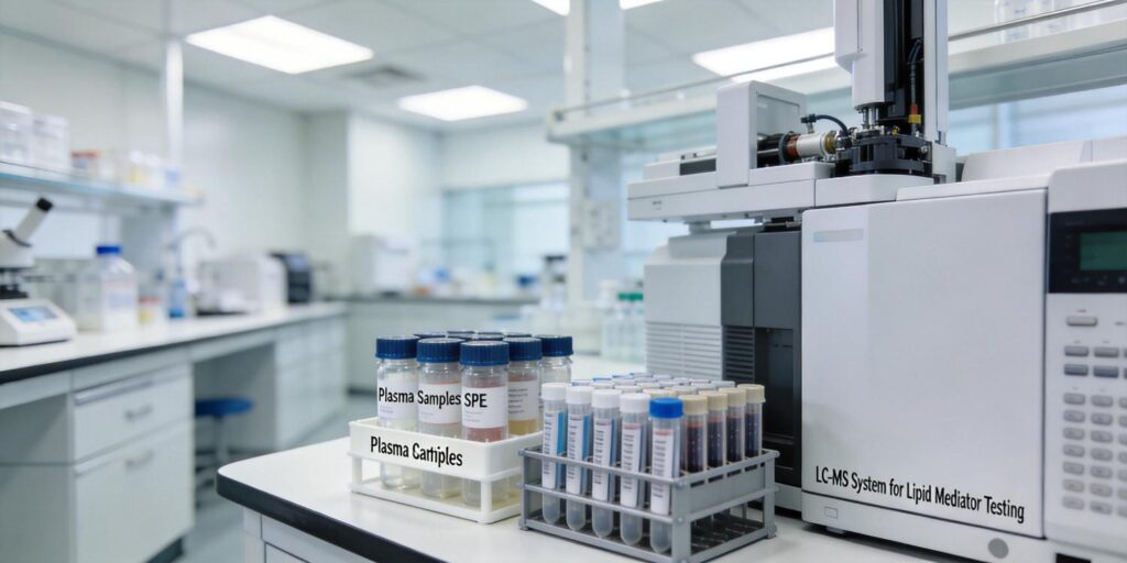 SPE purification of plasma samples for lipid mediator LC-MS analysis