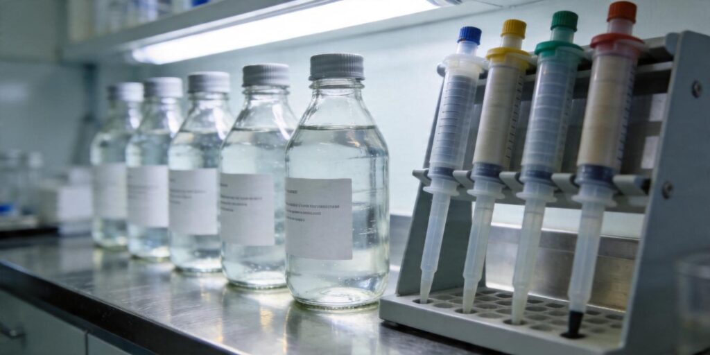 SPE extraction of plastic additive contaminants from bottled water