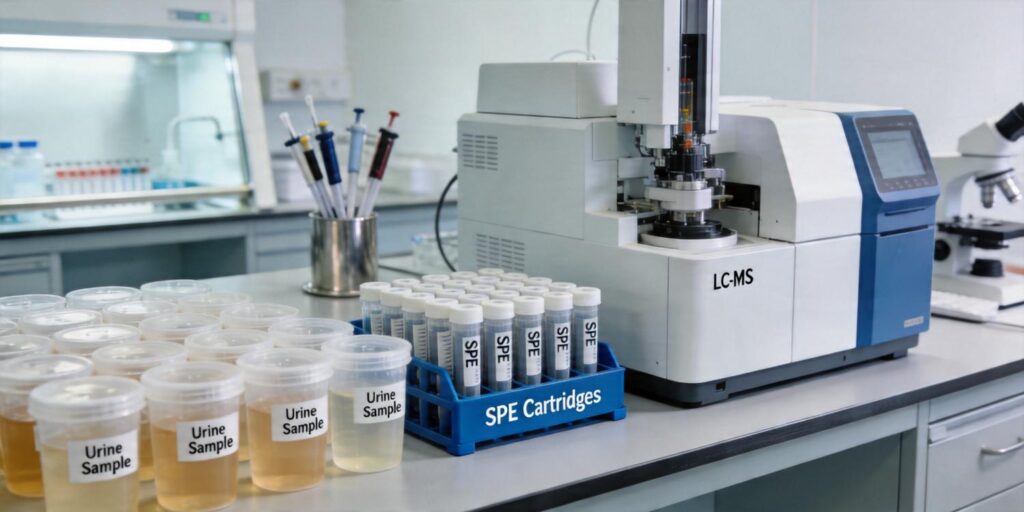 SPE extraction of metabolites from urine samples for LC-MS analysis
