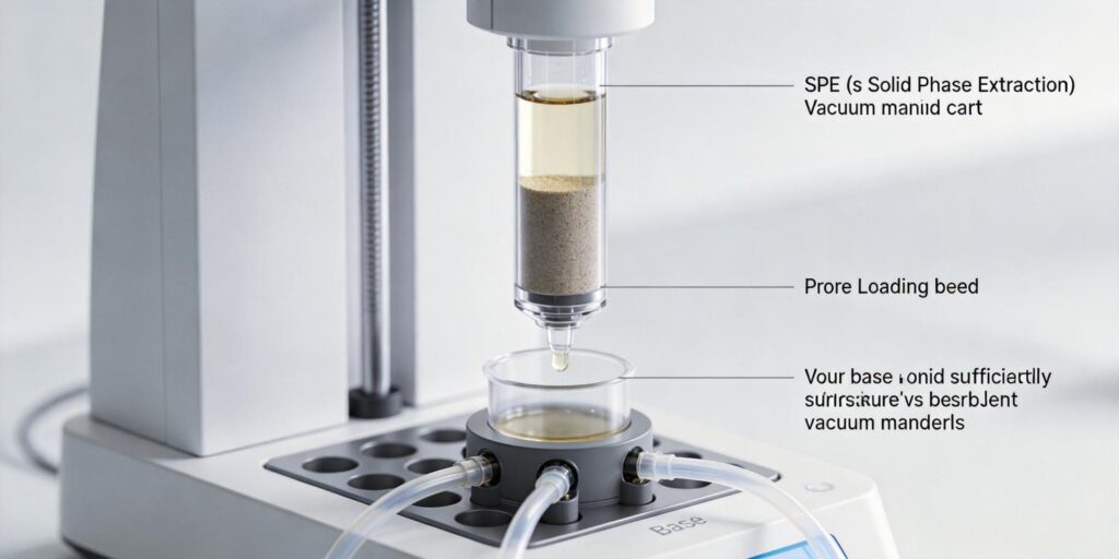 proper SPE cartridge loading technique preventing channeling