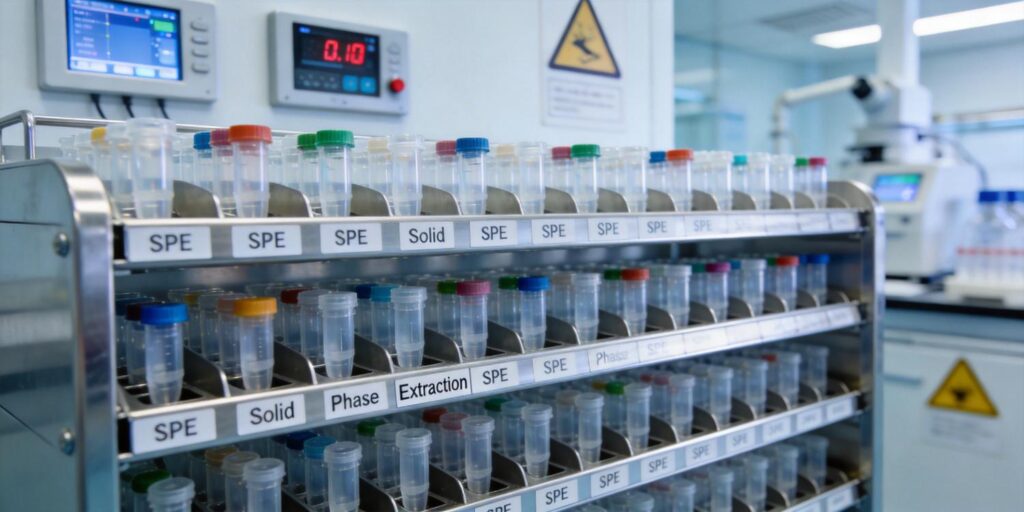 proper storage of SPE cartridges in analytical laboratory