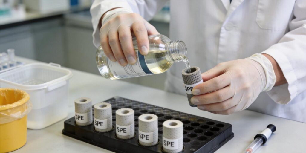 laboratory SPE wash step improving sample cleanup efficiency