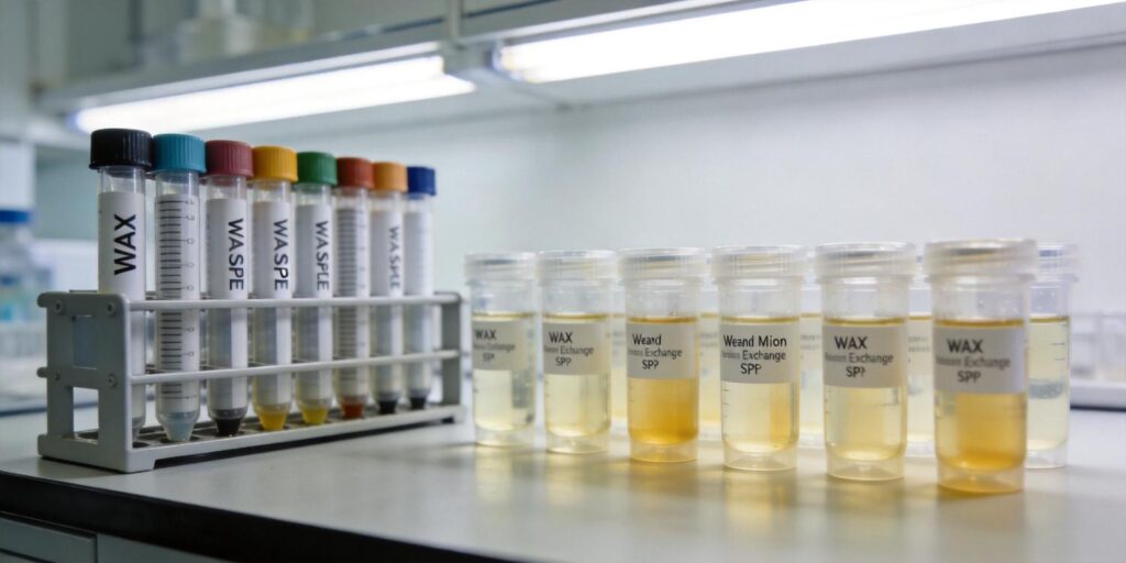 laboratory SPE extraction of urine organic acid metabolites