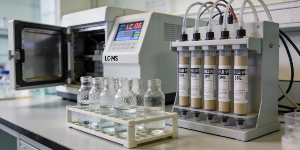 laboratory extraction of sulfonamide antibiotics from environmental water using HLB SPE