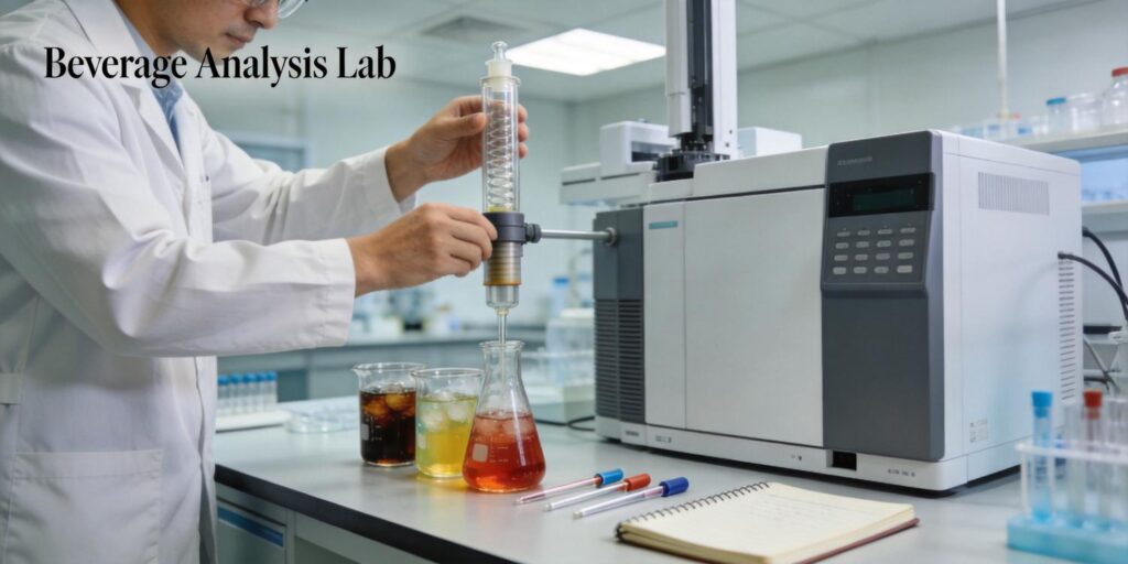 laboratory SPE cleanup used for soft drink additive analysis